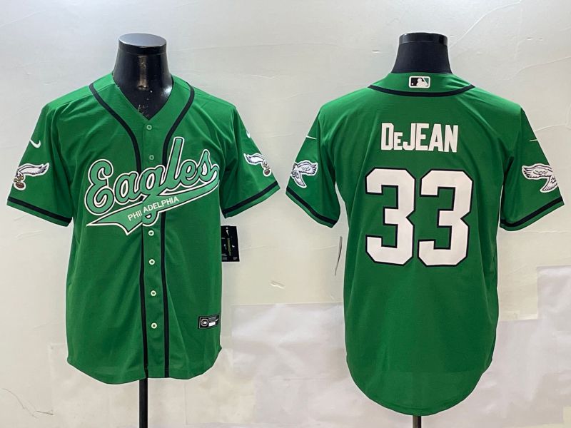 Men Philadelphia Eagles #33 Dejean Green Joint Name 2025 Nike Limited NFL Jersey style 5->philadelphia eagles->NFL Jersey